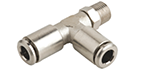 Nickel Plated Brass Air Fitting with BSPT or NPT Thread